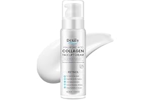 DCSILY Tighten and Lift Neck Cream: Instant Face Lift Cream - 6-in-1 Anti-Aging Face Moisturizer for Anti-Wrinkle, Firm - Collagen, Retinol, Peptides & Hyaluronic Acid Neck Firming Cream for Skin Care