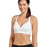 Jockey Women's Active Mid Impact Molded Cup Seamless Sports Bra