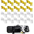 HAOBO 20PCS Tailgate Handle Door Lock Rod Clips, Tailgate Handle Rod Clip Compatible with Toyota Tundra Camry Corolla Echo Highlander, Car Accessories Replacement OEM #69293-12030 69293-12040
