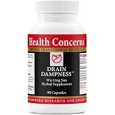 Health Concerns Drain Dampness &ndash; Kidney Support &ndash; Water Retention Relief &ndash; Chinese Herbal Formula with Alisma, Poria, Polyporus, Cinnamon &ndash; 2250 mg of a Proprietary Herbal Blend &ndash; 90 Capsules