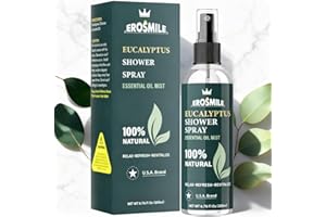 EROSMILE Eucalyptus Shower Spray, Pure Eucalyptus Oil Shower Mist - Sauna and Spa Steam Room Spray, At Home Spa Experience - 6.76 oz