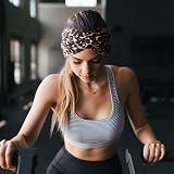 DRESHOW 4 Pack Turban Headbands Women Wide Vintage Knotted Hair Bands view 4