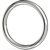 BEYOURD Welded Metal O Ring, Solid Stainless-Steel Round Rings Buckles Loop
