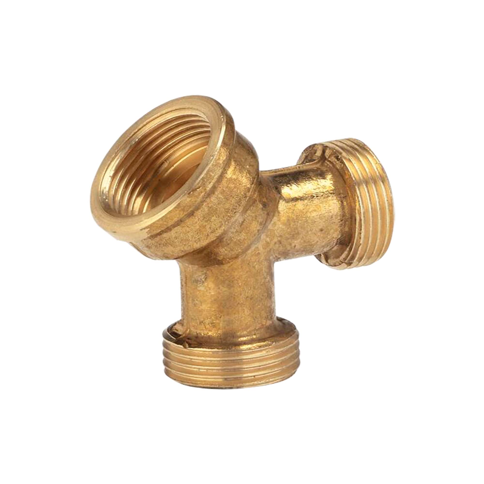 GARDENA Brass 2-Way Distributor 19 mm: GARDEN Hose tube branch For The operation Of two terminal Devices, 26.5 mm (3/4 ") - Thread (7155-20)