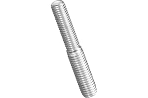 METALLIXITY Double End Threaded Stud Screw(M12 x 35mm to M10 x 35mm) 4Pcs, Threaded Stud Fasteners 304 Stainless Steel - for 