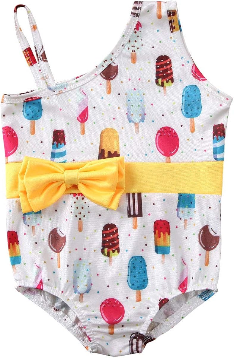 Maillot De Bain Une Epaule Bebe Fille Bebe Fille Une Piece Maillot De Bain Enfant Fille Maillot De Bain Bowknot Bebe Vetements Kalchem Com Pl