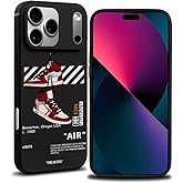 Cool Phone Case for iPhone 17 Pro Case for Boys Men Aesthetic Basketball Drop-resistant Lens Protection Sport Sneaker Street Design Shockproof Designer Cases Compatible with iPhone 17 Pro Case Black