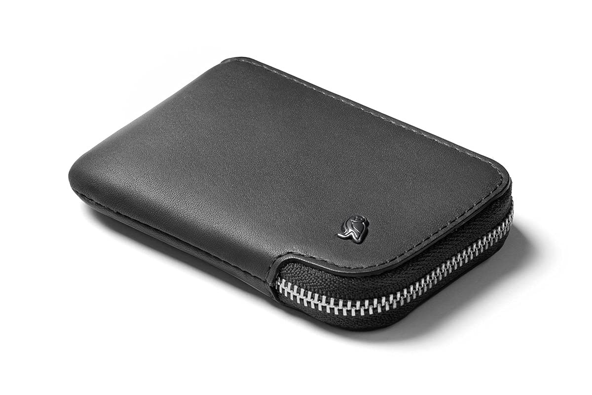 Bellroy Leather Card Pocket Wallet (Max. 15 Cards and Bills) - CharcoalCobalt