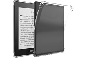 KEEXYICC Clear Case Fit for Kindle Paperwhite (10th Generation, 2018) 6" Transparent Cover, Ultra-Thin Protective Back Shell with Thick Corners for Kindle Paperwhite 4 (10th Gen) (Transparent)