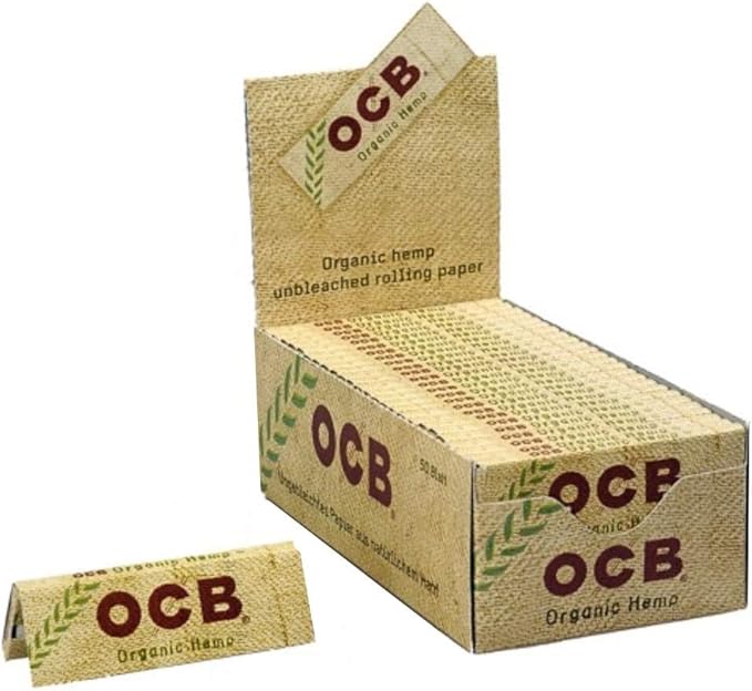 OCB - 50 Cajas de Papel de Fumar de cáñamo Natural (50 Hojas): Amazon.es: Hogar
