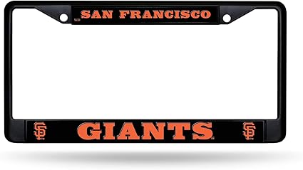 San francisco giants license plate frame Clearance