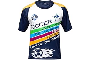 Famz Tee Men Football Jersey Soccer T Shirt Messi Ronaldo Neymar Realreal Madrid Manchest