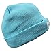 5 LED Lighted Night Fishing Camping Hunting Hiking ON-OFF Knitted Beanie Hat Cap (Sky Blue)