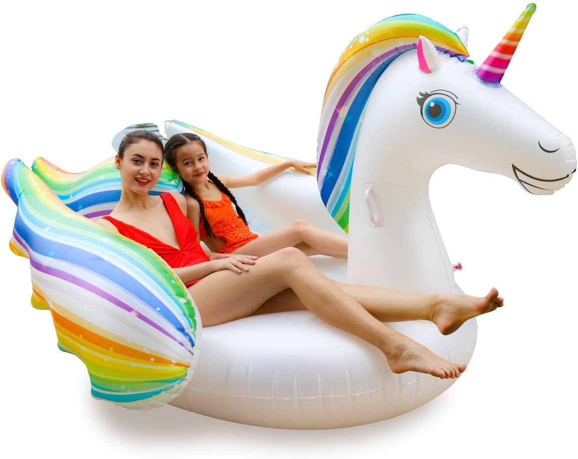 large inflatable unicorn float