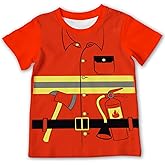 LuckLemocor Kid Boys Novelty Print Crew Neck Short Sleeve Costume T-Shirt 6-14Y