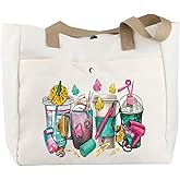 BLUPARK Hairstylist Coffee Tote Bag - Hairdresser Gift and Accessories for Coffee Lovers