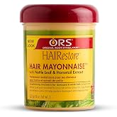 ORS HAIRestore Hair Mayonnaise with Netle Leaf &amp; Horsetail Extract 8 Ounces | Conditioning treatment for damaged &amp; weak hear