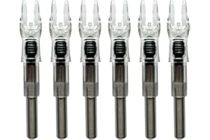 JIANZD Archery Lighted Nocks for Arrows with .204"/.244" Inside Diameter 6Pcs