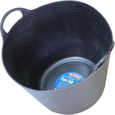 Faithfull Black Polyethylene Flex Tub 28 Litre Capacity