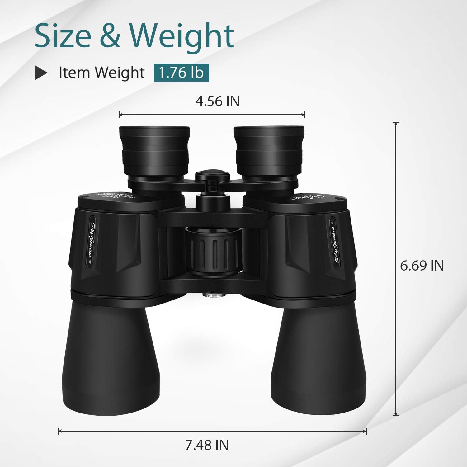 SkyGenius 10 x 50 Powerful Binoculars for Adults Durable Full-Size Clear Binoculars for Bird Watching Travel Sightseeing Hunting Wildlife Watching Outdoor Sports Games and Concerts : Camera & Photo