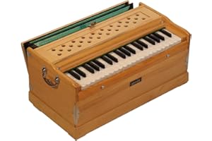 Aarohi S39 "Travel" Harmonium | Professionally Tuned & Refined in U.S. | Indian Instrument ~ Handmade, Lightweight, Perfect for Yoga, Kirtan