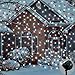 EAMBRITE Christmas Projector Lights with Remote Rotating Falling Snow Projector Show Moving Points Landscape Projection Lights for House Yard Garden Club Pub Outdoor Xmas Decorations