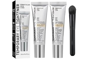 2PCS Eye Tightener, Gentle Skin Care Moisturizing Tightener Cream with Brush for All Skin Types 0.67Fl.Oz