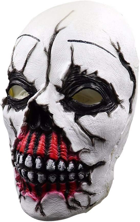Scary Zombie Devil Mask 3D Halloween Mask Novelty Full over the Head Mask, Evil Monster Mask, Scary Horror Ghost Mask for Halloween Easter Haunted House Stage Fancy Dress Party