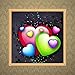TWBB Diamond Painting DIY 5D Diamond Painting Kit Diamond Embroidery Round Diamond Painting for Adult or Kid (Heart Pattern 1)