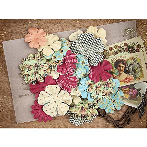 Prima Marketing Cigar Box Secrets Flowers, 1.25-Inch by 2-Inch, Paper Aficionado, 36-Pack