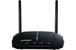 NETGEAR WiFi Router Dual Band Wireless Speed (up to 1200 Mbps) | Up to 1200 sq ft Coverage & 20 Devices | 4 x 10/100 Fast Eth