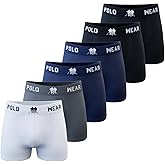 Polo Wear Men’s Underwear Microfiber Low Rise Trunks Breathable Assorted Colors Multipack 6-pack
