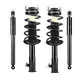 Front & Rear Strut Shock Assembly w/Coil Spring for