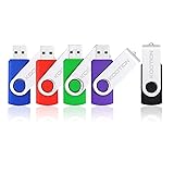 KOOTION 5 Pack 32GB USB 3.0 Flash Drives Swivel USB