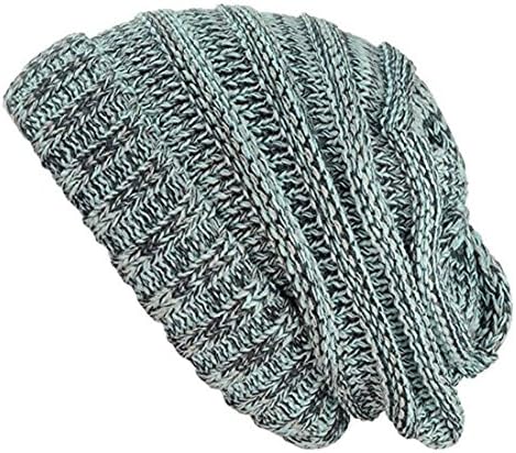 NioBe Clothing Trendy Warm Comfortable Chunky Soft Knit Oversized Slouchy Unisex C.C. Beanie/Scarf