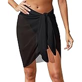 Holipick Sarong Coverups for Women Long Bathing Suit Wraps Skirt Beach Sarongs Wrap Cover Up Tassels