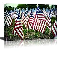 Canvas Wall Art Memorial Day Canvas Prints Home Artwork Decoration for Living Room,Bedroom - 12x18 inches
