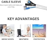 Aleex-A Self-Wrap Cable Management Sleeve 3.05m, 13-20mm Diameter, 20x Mount view 7
