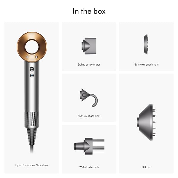 DYSON SUPERSONIC™ HAIR DRYER, NICKEL/COPPER