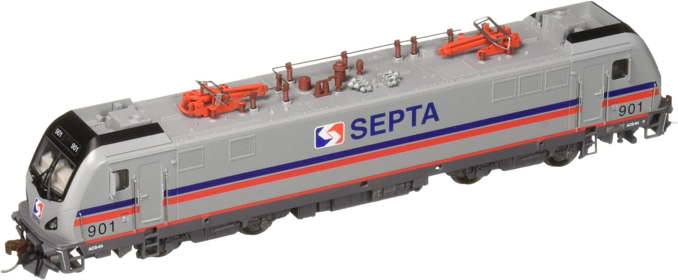 Bachmann TrainsACS-64 DCC Sound Equipped Locomotive - Septa 901 - HO Scale Prototypical Colors
