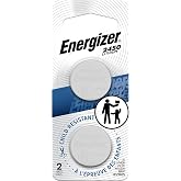 Energizer 2450 Lithium Coin Battery, 2 Pack | Child-Resistant Packaging; watch battery for keyless entry systems, remotes, glucose monitors, and toys