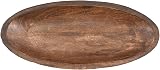 Samhita Mango Wood Decorative Bowl Centerpiece Farmhouse 35.56cm view 4