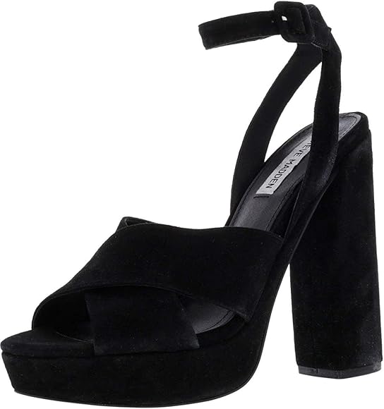 steve madden black platform heels