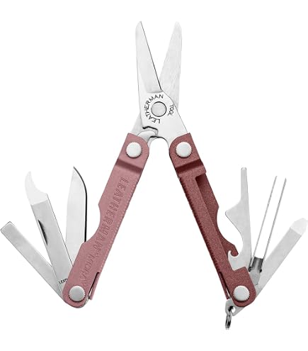 LEATHERMAN, Micra, Keychain Multi-tool with Grooming Tools, Mini
