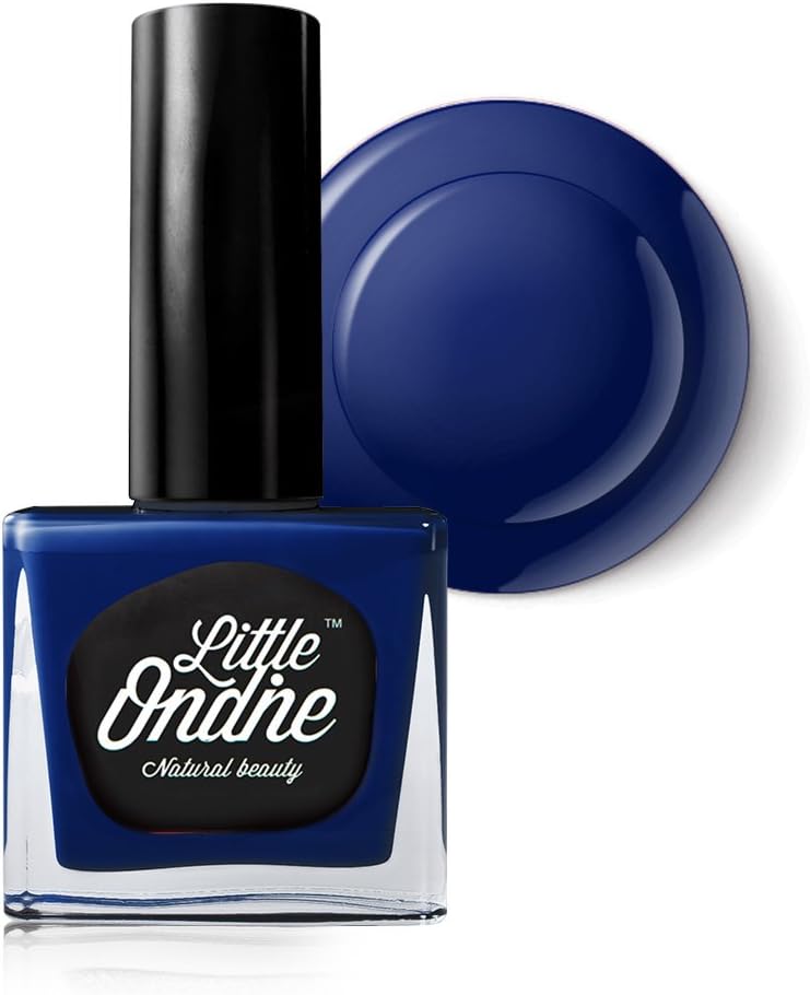 Little Ondine Peel Off Fast Dry Zero Smell Non-Toxic Natural Nail Polish (L740-Blue Danube)