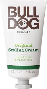 BULLDOG Original Hair Styling Cream for Men 75 ml Natural Finish Medium Hold view 1