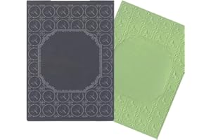 ESTIVAUX Dragonfly Embossing Folders for Card Making, 6.1 × 4.4 Inch Plastic Embossing Folders Banner Template Stencil Craft Card Embossing Folder for DIY Scrapbooking