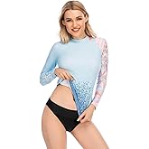 ADOREISM Women's Quick-Dry UPF 50+ Sun Protection Long Sleeve Rash Guard