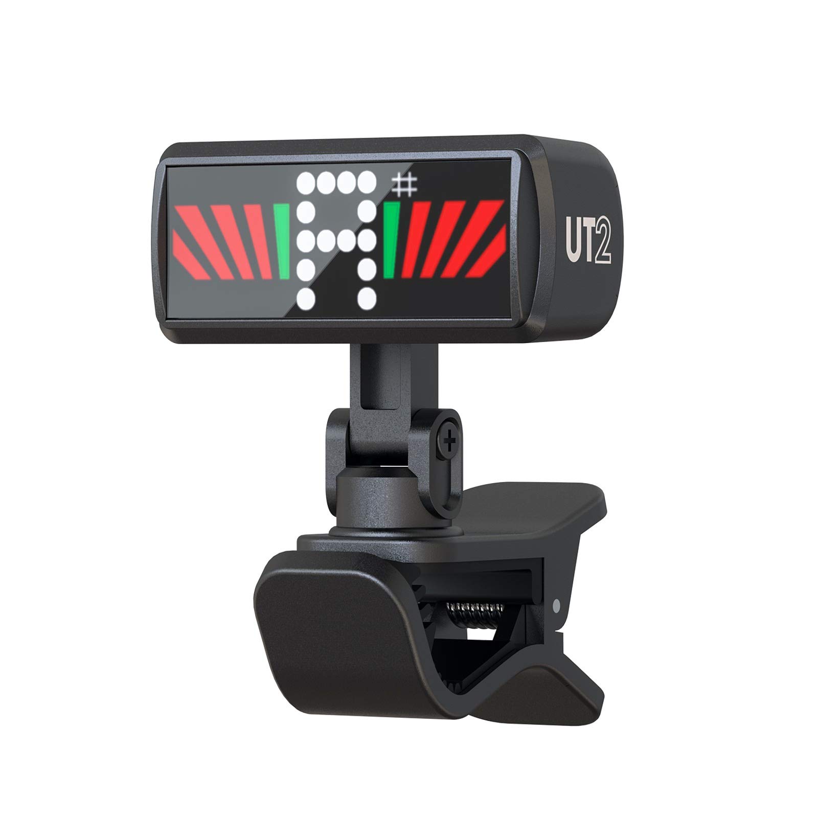 KLIQ Ultra-TinyTuner (UT2), Micro Clip-On Tuner for All Instruments - for use with Guitar, Ukulele, Violin, Bass and all stringed instruments