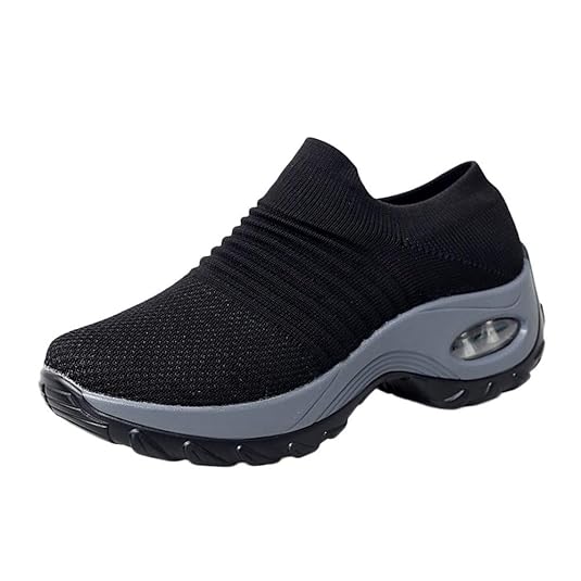 MRULIC Laufschuhe Damen Air Gymnastik Straßenlauf Schuhe Schnüren Freizeitschuhe Laufschuhe Turnschuhe Wanderschuhe Slip On F